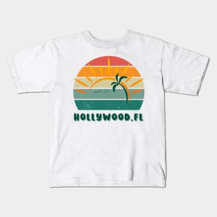 Hollywood Florida Vibe Kids T-Shirt